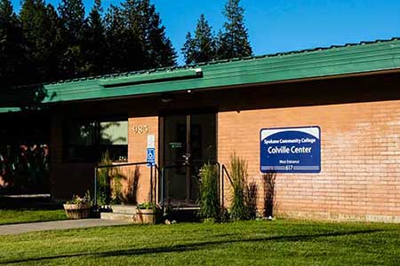 Colville WA Center front of building